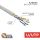 Кабель витая пара, U/UTP, CAT 5e, ZH нг(А)-HF, 4х2х0,52 мм, 24AWG, INDOOR, SOLID, серый, 305м PRO, REXANT 02-0004