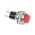 Выключатель-кнопка металл 220V 2А (2с) (ON)-OFF 10.2 красная Mini REXANT 36-3331