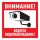 Наклейка информационный знак Внимание, ведётся видеонаблюдение 100х100 мм, REXANT 56-0031