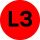 Наклейка L3 d=20мм PROxima EKF an-2-15-2