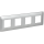 SKANDY Рамка 4-местная SK-F04S серебряный IEK