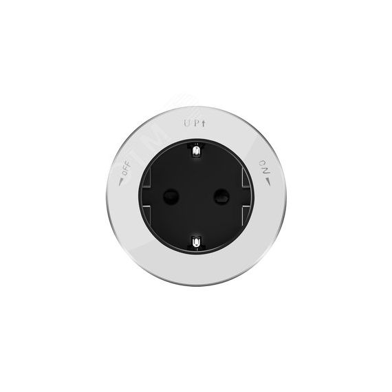 MultiTrack Розетка 2К+З круглая 16А/250В Белый SE (Systeme) MTK13001W