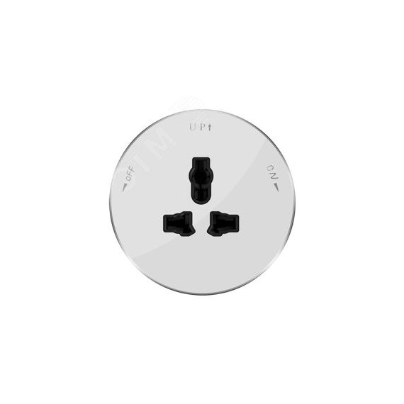 MultiTrack Розетка универс. круглая 13А/250В Белый SE (Systeme) MTK13002W