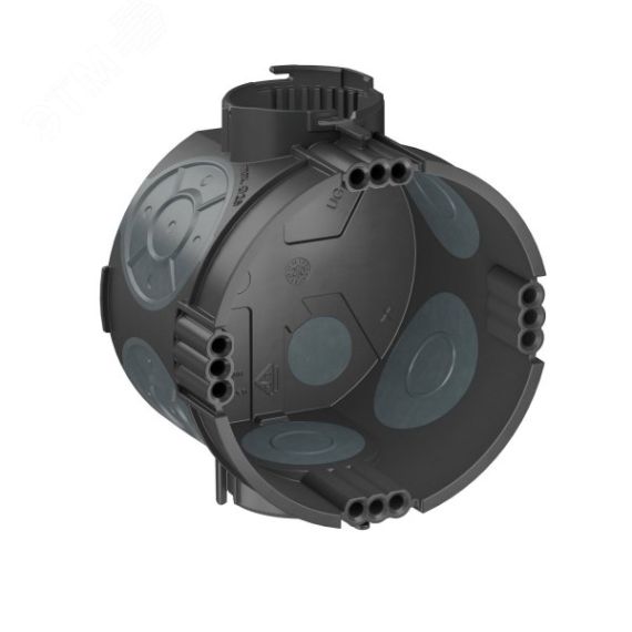 Коробка монтажная для твердых стен с мембранными вводами диам.60мм H46мм, без винтов OBO Bettermann 2003706