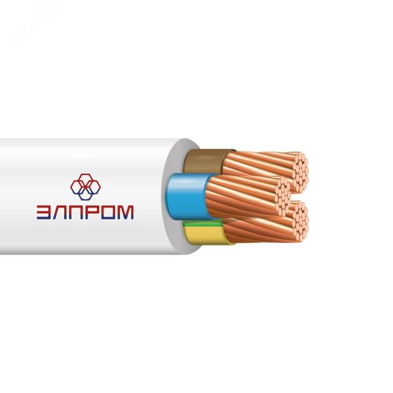 Провод ПВС 3х10 белый ТРТС ЭлПром БП-00012828