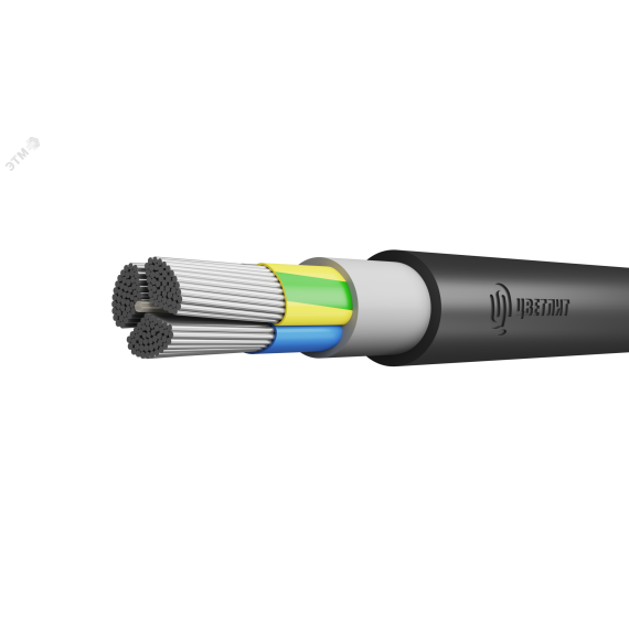 Кабель силовой АПвБШв 3х400мс(N.РЕ)-1 ТРТС ЦВЕТЛИТ КЗ 00-00137644