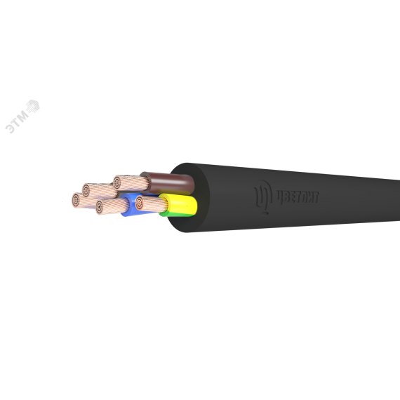 Кабель силовой КГТП 5х16(N.PE) 220/380-2 ТРТС ЦВЕТЛИТ КЗ 00-00147169