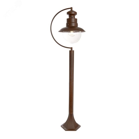 Светильник НТУ-60w столб Е27 IP44 коричневый FERON 11624