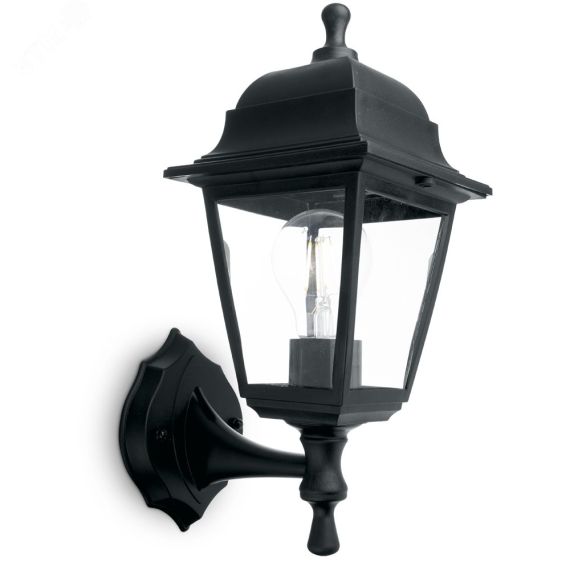 Светильник НБУ-04-60-001 вверх Е27 IP44 черный FERON 32226