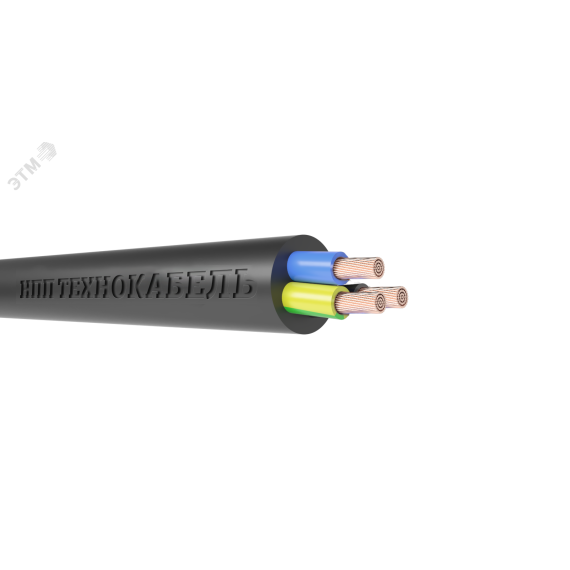 Кабель силовой КГВВнг(А)-LS 3х2,5(N,РЕ)-0,66 ТРТС ЦВЕТЛИТ КЗ 00-00149668