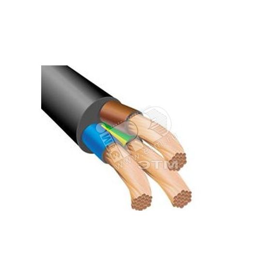Кабель силовой ВВГнг(А)-LSLTx 3х4-0.660 однопроволочный (бухта) Алюр 00-00005954