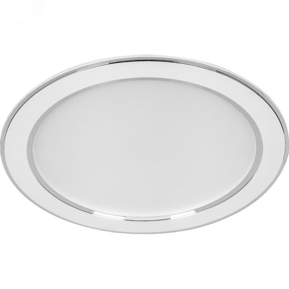 Светильник светодиодный ДВО-7w 4500К 560Лм белый FERON 41195