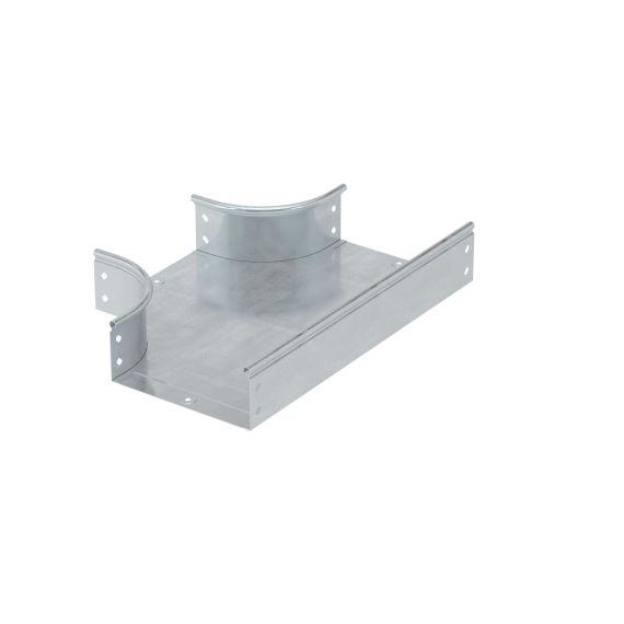 Ответвитель DPT T-образный горизонтальный 500х80 в комплекте скрепежными элементами и соединительными пластинами, необходимыми длямонтажа, цинк-ламельный