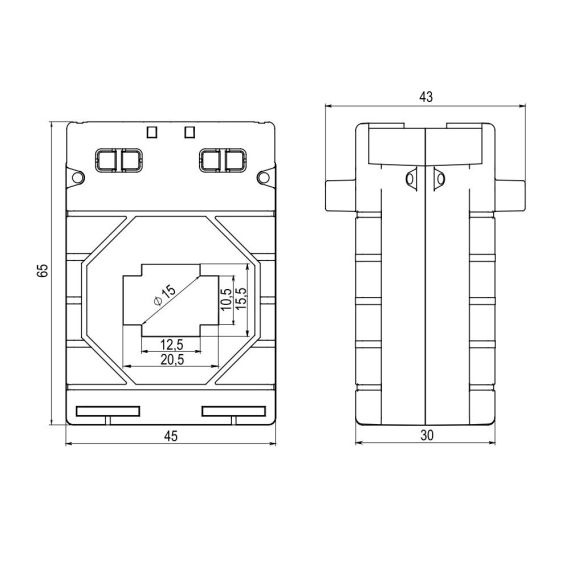 Чертеж CT20-150-0.5-1