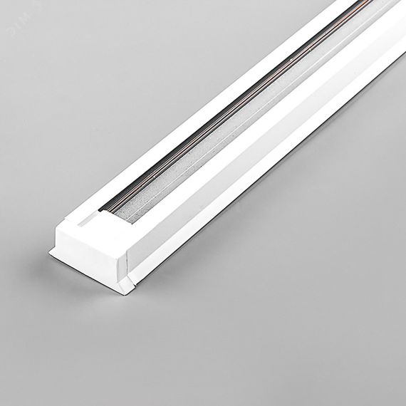 Шинопровод для трековых светильников 2м белый (в наборе токовод заглушка крепление) FERON 10338