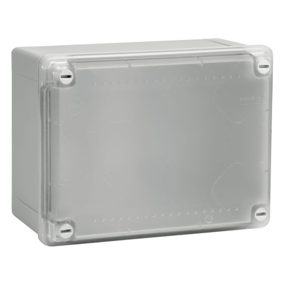 Коробка ответвит. с гладкими стенками и матовой крышкой, IP56,120х80х50мм
