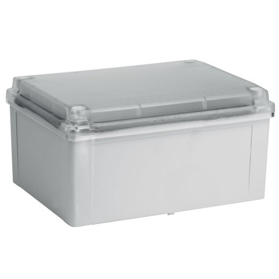 Коробка ответвит. с гладкими стенками и матовой крышкой, IP56,120х80х50мм