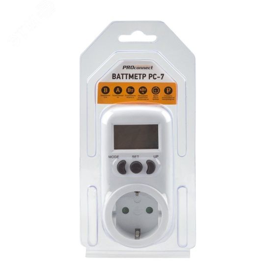 Ваттметр РС-7 вертикальный PROconnect REXANT 10-6103