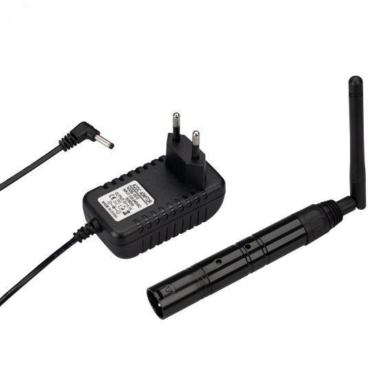 Усилитель SMART-DMX-Transmitter Black (5V, XLR3 Female, 2.4G) (ARL, IP20 Металл, 5 лет) Arlight 028416