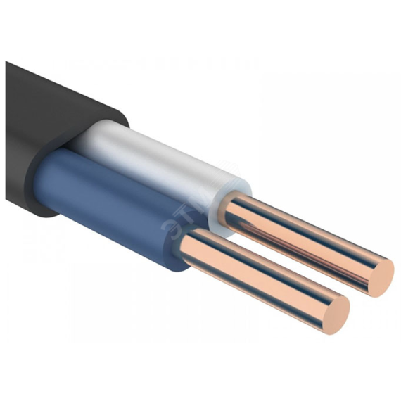 Кабель силовой ВВГ-П 2х2,5 ок (N)-0,66 ТРТС ЭЛКАБ 11821