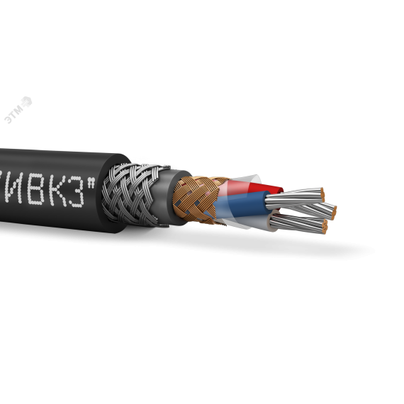 Провод монтажный МКЭКШнг(A)-LSLTx 3х0.35  ТРТС Ивановский кабельный 00-00029582