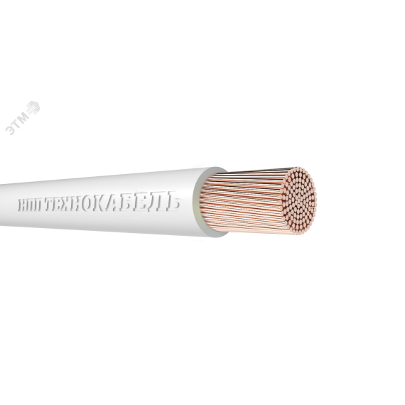 Провод силовой ПуГВнг(A)-LSLTx 1х6 Б  100м ТРТС ЦВЕТЛИТ КЗ 00-00133022