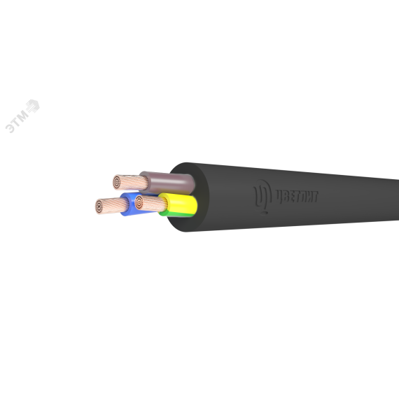 Кабель силовой КГТП 3х120 380/660-2 ТРТС ЦВЕТЛИТ КЗ 00-00138404