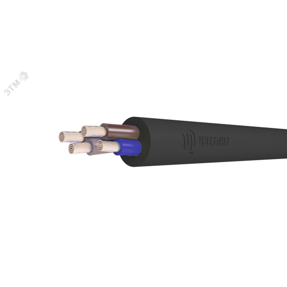 Кабель силовой КГТП 4х10(N) 220/380-3 ТРТС ЦВЕТЛИТ КЗ 00-00143090