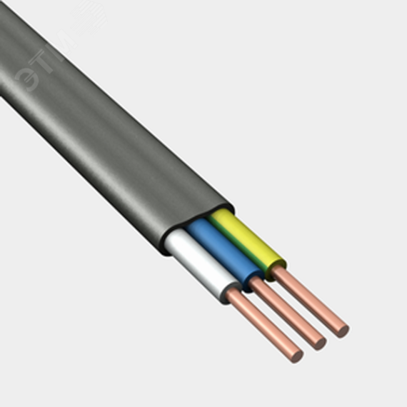 Кабель силовой ППГ-Пнг(А)-HF 3х2.5(N. PE) - 0.66 ТРТС (бухта 100м) Конкорд 4760
