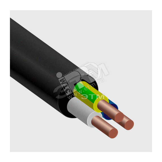 Кабель силовой ППГнг(А)-FRHF 5х1.5(N. PE) - 0.66 ТРТС Конкорд 4753