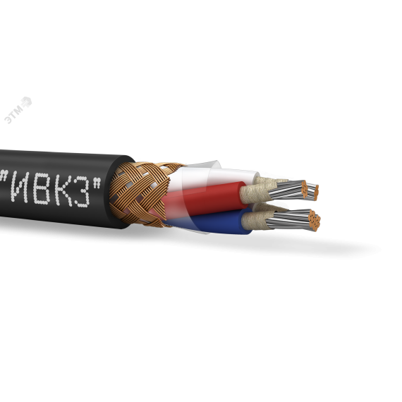 Провод монтажный МКЭШВнг(A)-FRLSLTx 2х2х1.5 ТРТС Ивановский кабельный 00-00027050