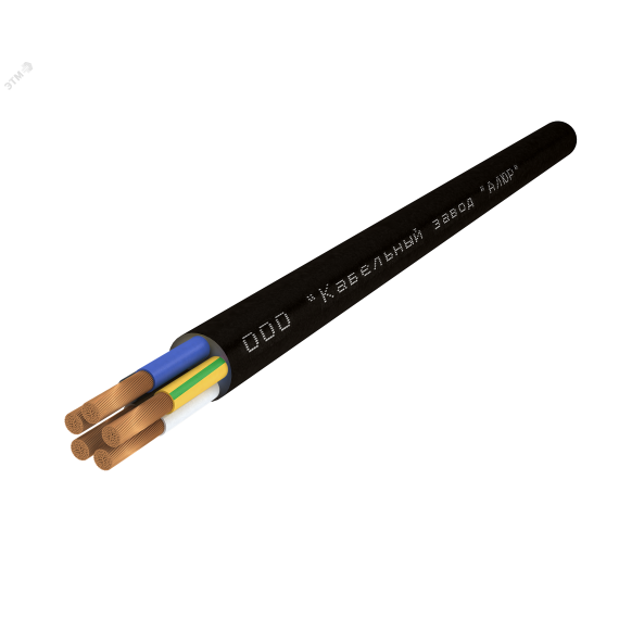 Провод ПВСнг(А)-LS 4х0.75+1х0.75-380/660 (Ч.бар) Алюр 00-00010256