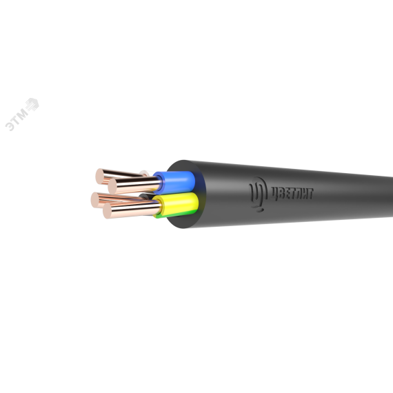 Кабель силовой ПвВГ 4х50мк(PE)-1 ТРТС ЦВЕТЛИТ КЗ 00-00129519