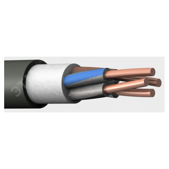 Кабель силовой ППГнг(А)-HF 4х10 ок (N) - 1 кВ ТРТС ЭЛКАБ 15459