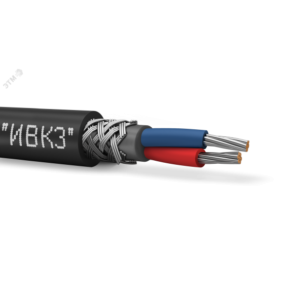 Провод монтажный МККШВнг(А)-HF 1х2х0.5 ТРТС Ивановский кабельный 00-00027703