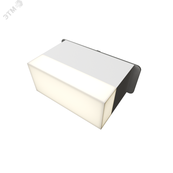 Светодиодный светильник RVE-LBX-LUMO20-PLAZA5010010-1-GR (Квадрат Грильято 1шт 40х90х60мм 8Вт встраиваемый 4000K Белый) RVElektro RVE00003242