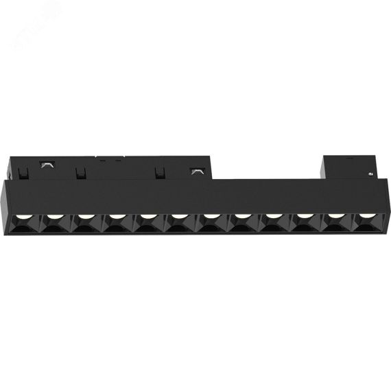 Светильник светодиодный трековый магнитный на шинопровод ДПО-12w 3000К 1080Лм 48v черный FERON 41934