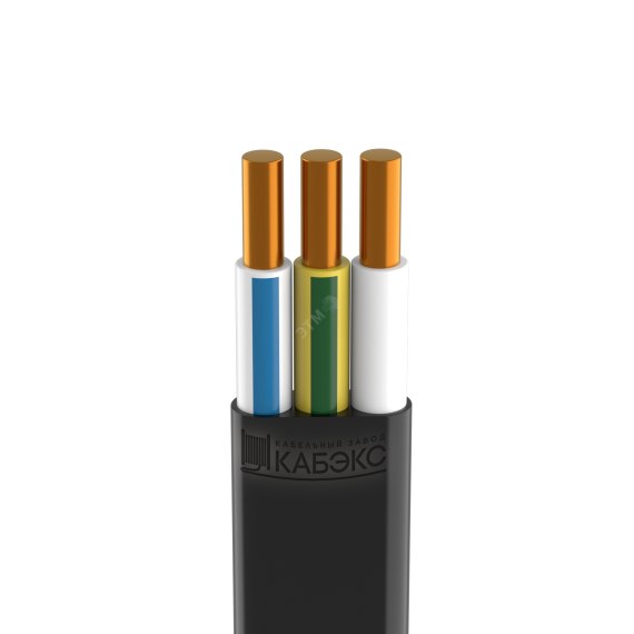 Кабель силовой ВВГ-Пнг(А)-LS 3x1,5 ок(N, PE)-0.66 (40м) Кабэкс ТХМ00349087