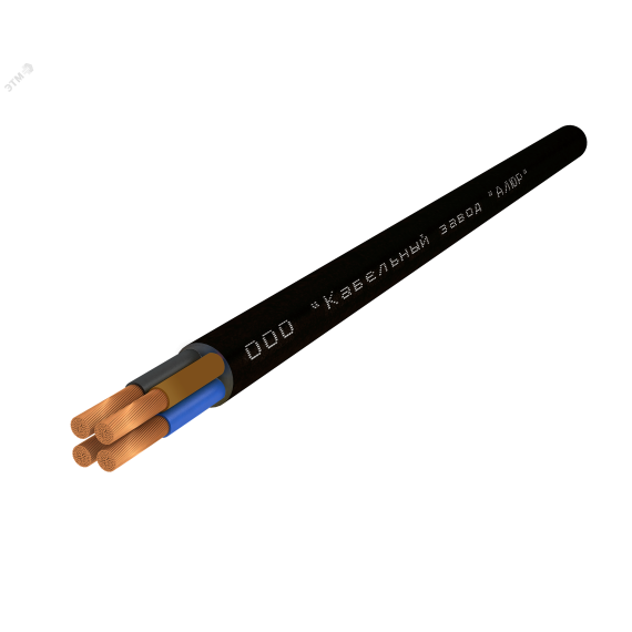 Провод ПВС 4х0.75-380/660 (Ч. бар) Алюр 00-00010076
