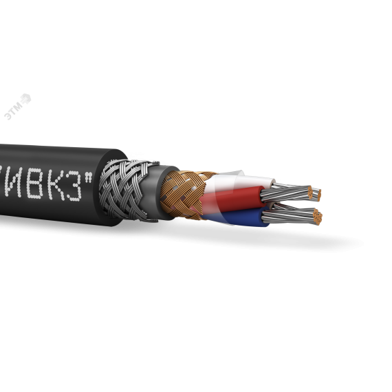 Провод монтажный МКЭКШВнг(А)-HF 2х2х1.0 ТРТС Ивановский кабельный 00-00027535
