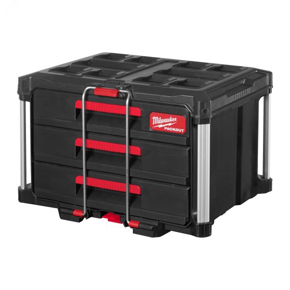 Ящик с 3-мя выдвижными отсеками PACKOUT Milwaukee 4932472130