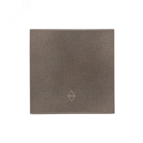 Валенсия лицевая панель выключателя проходного 1-кл. 10А графит EKF ESV10-L-025-60