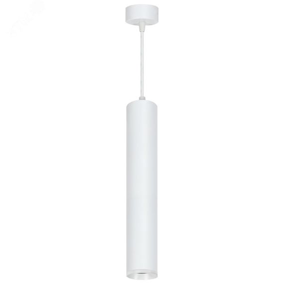 Светильник ДСО GU10 без лампы на подвесе белый FERON 48087