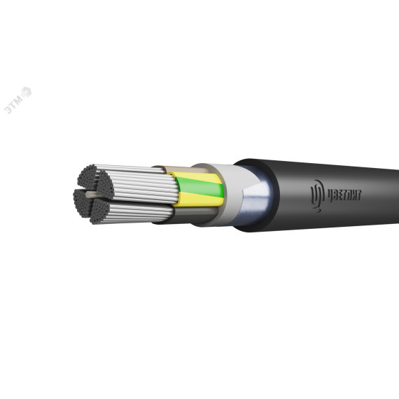 Кабель силовой  АПвБШп 4х70мс(N)-1 ТРТС ЦВЕТЛИТ КЗ 00-00145382