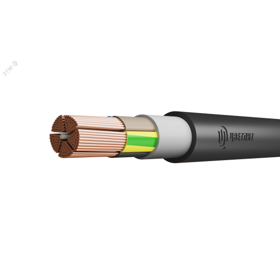 Кабель силовой ВВГнг(А)-LS 5х95мс(N, PE)-1 ТРТС ЦВЕТЛИТ КЗ 00-00138721