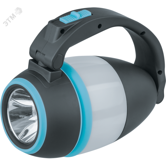 Фонарь светодиодный NPT-CA16-ACCU  1COB LED 5Вт+1LED 3Вт 240Лм 100м аккумуляторный прожектор+кемпинг+настольный  пластик 1.5Ач Navigator Group 21571
