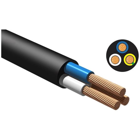 Кабель силовой КГТП-ХЛ 3х1.5(N.PE)-220/380-3бух Алюр 00-00026302