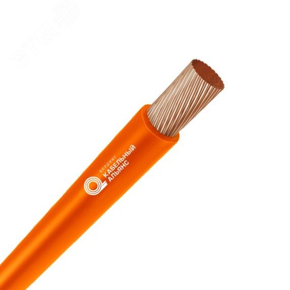 Кабель силовой ПуГВнг(А)-LS 1х50 Красный 450/750В СибКабель(ХКА) 100000469788010005