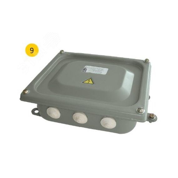 Коробка с наборными зажимами КЗНА 16-16 У2 16А 16 зажимов IP54 Завод ЭМИ Курган П0000002767