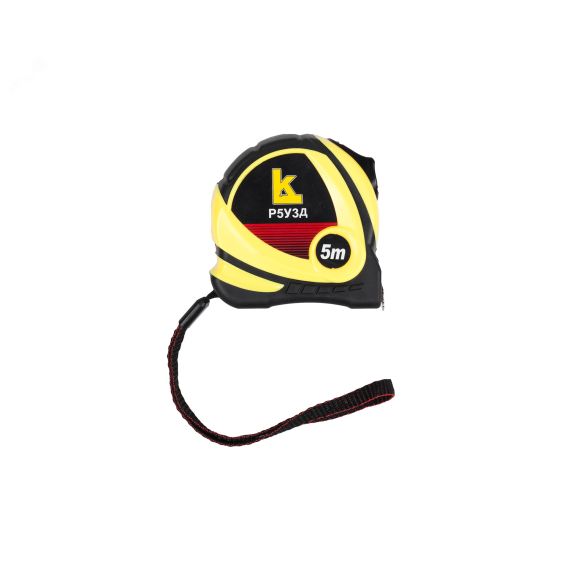 Рулетка 5м с держателем обрезиненный корпус кл.3 Р5УЗД (госреестр № 71665-18) с поверкой Калиброн 747495